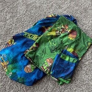 Twin size ninja turtle sheet set
